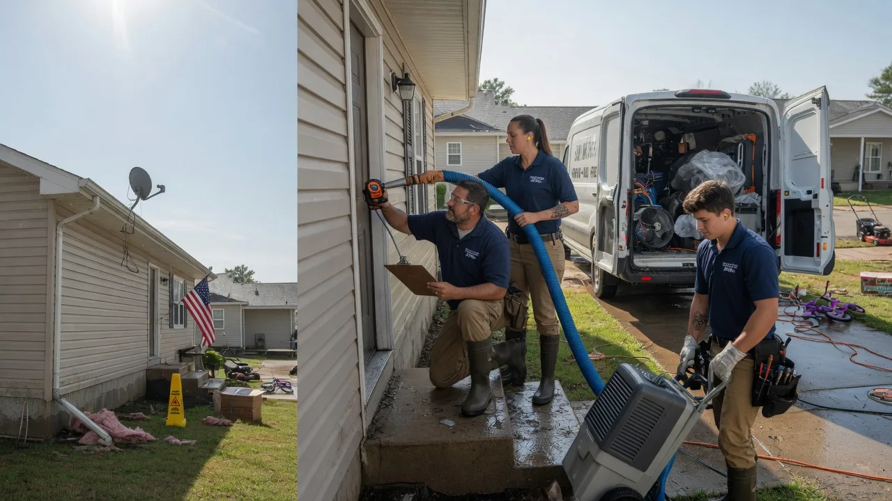 Ceiling Water Damage Restoration in Moro, IL near me